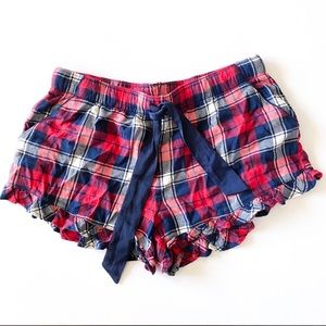 AERIE Plaid Sleep Shorts